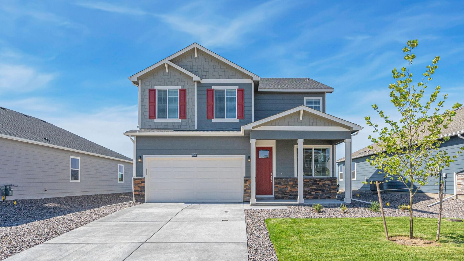 two story new home in windsor colorado