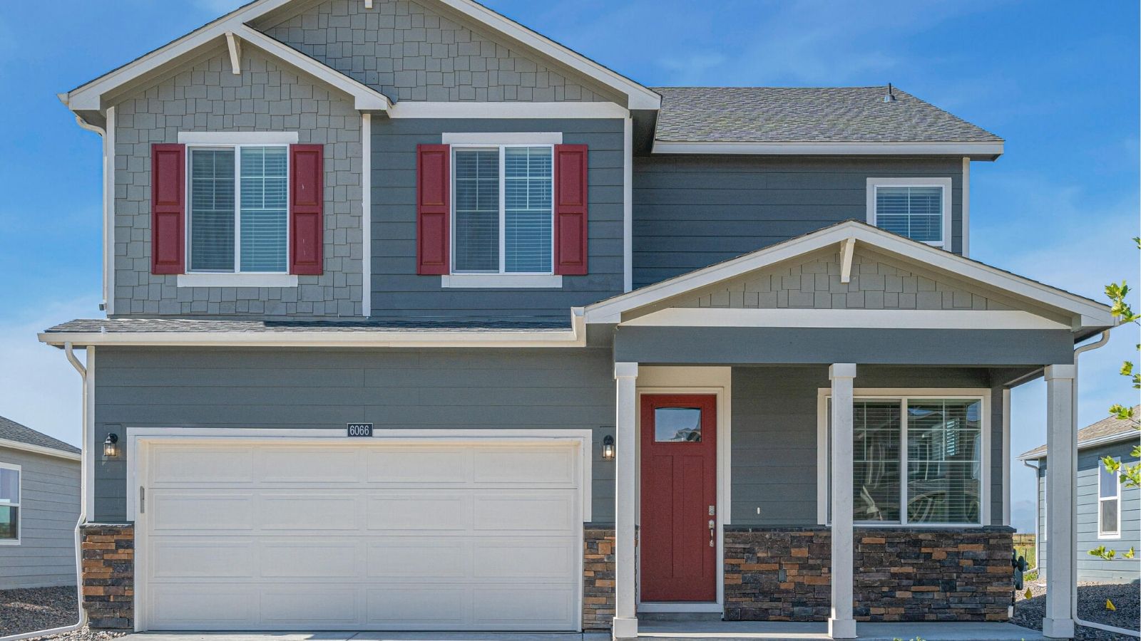 front exterior of D.R. Horton home