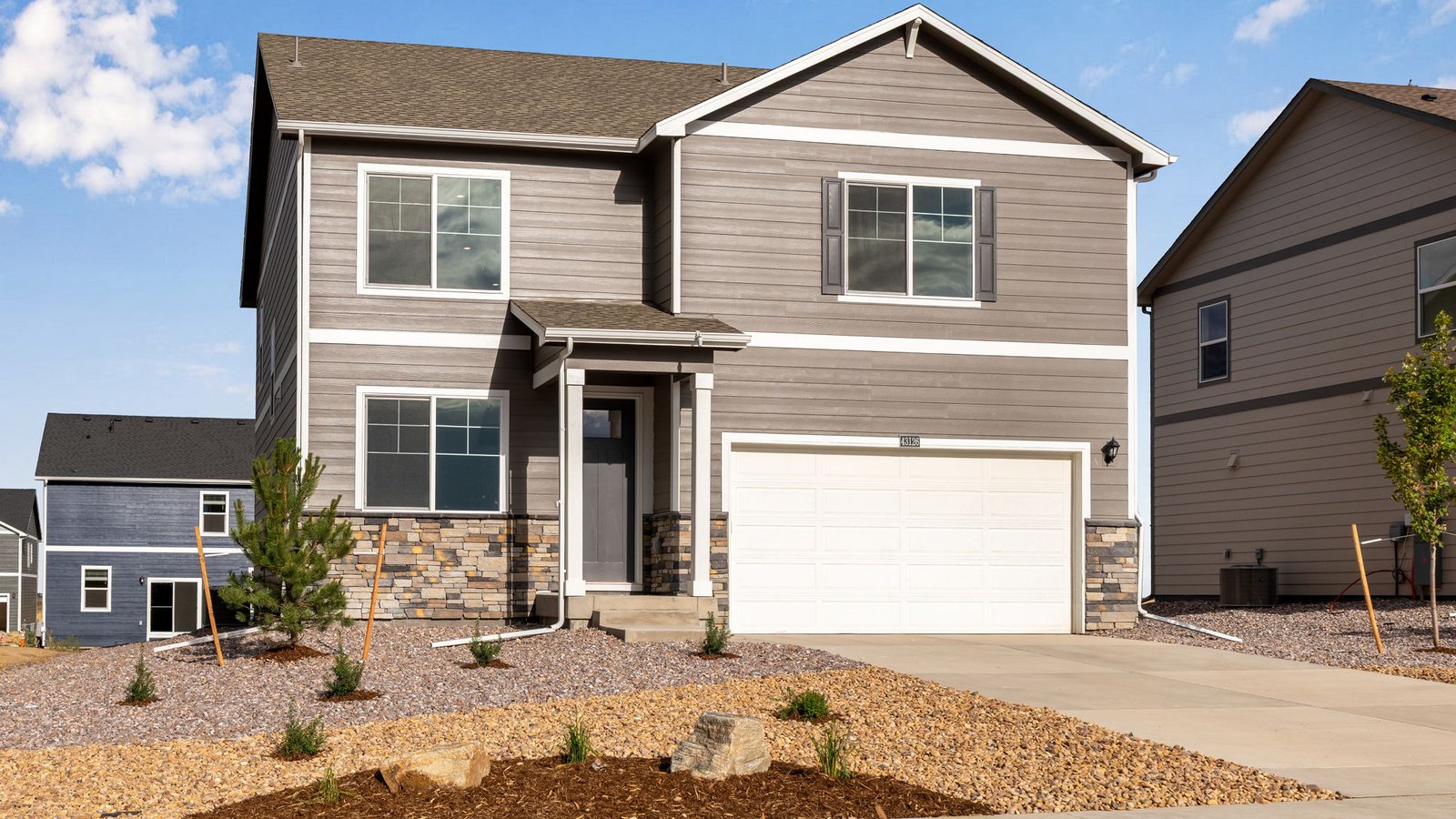 two story new home in windsor colorado