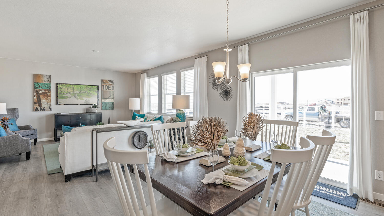 open concept new home