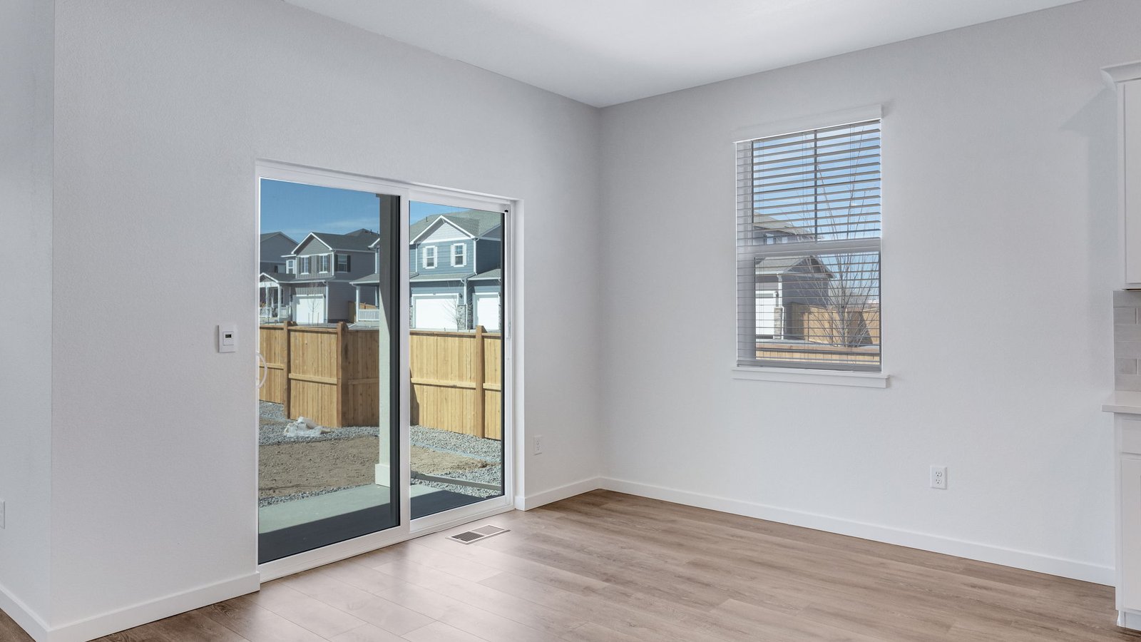 dining area in new home