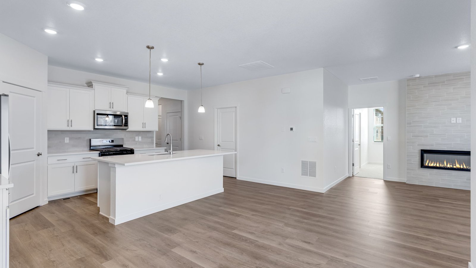 open concept ranch home