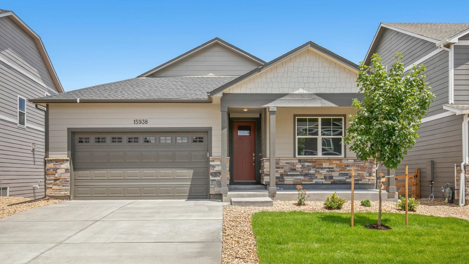 ranch style new home in mead colorado