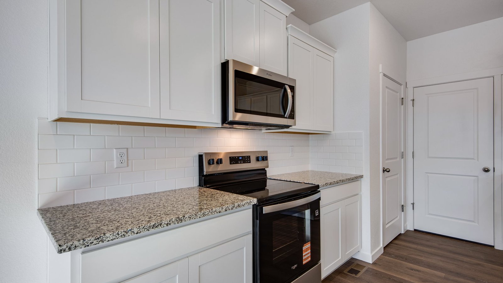 modern kitchen in new home