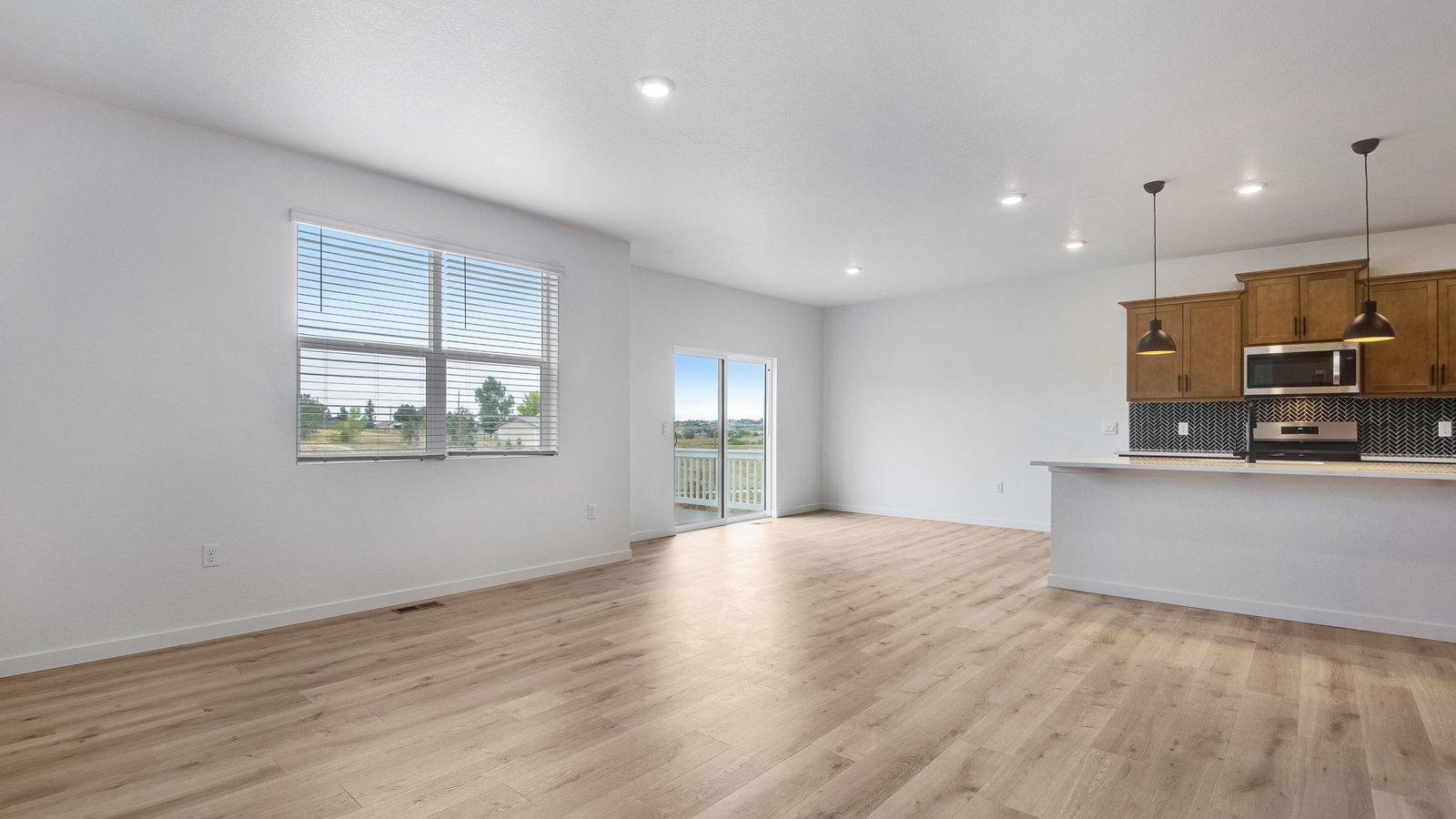 Spacious living area of new Henley floor plan at Lakeside Canyon