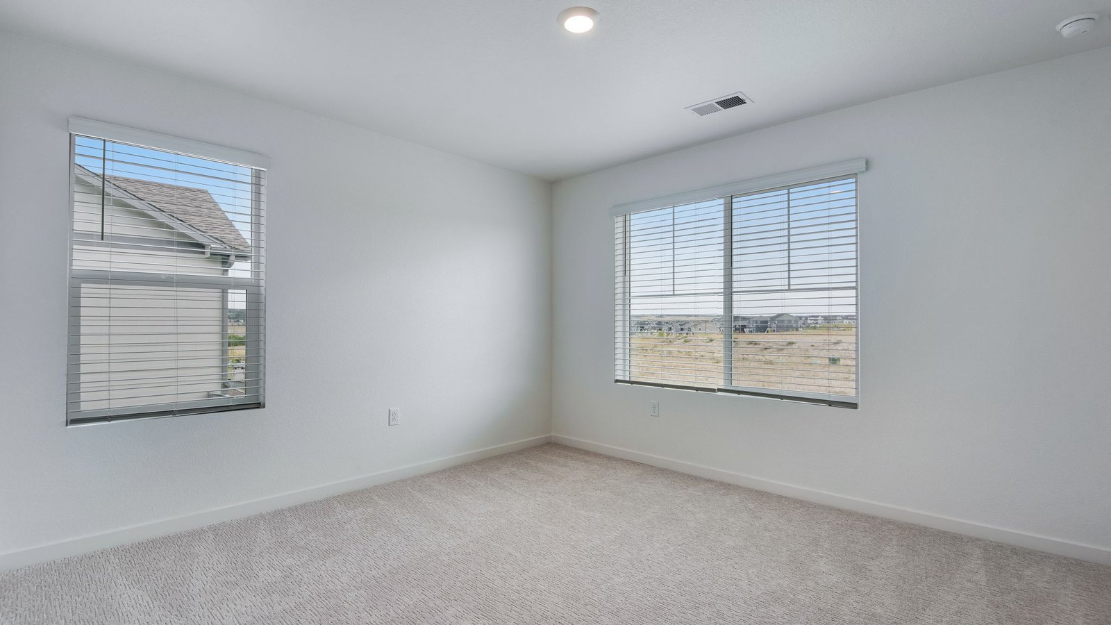 Secondary bedroom in new home at Lakeside Canyon