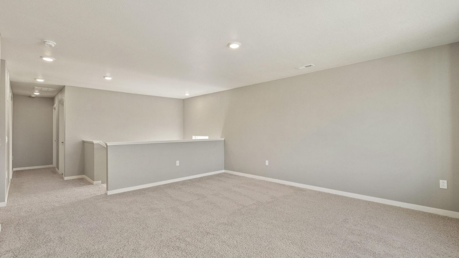 Flexible loft area in Mead, Colorado new home.