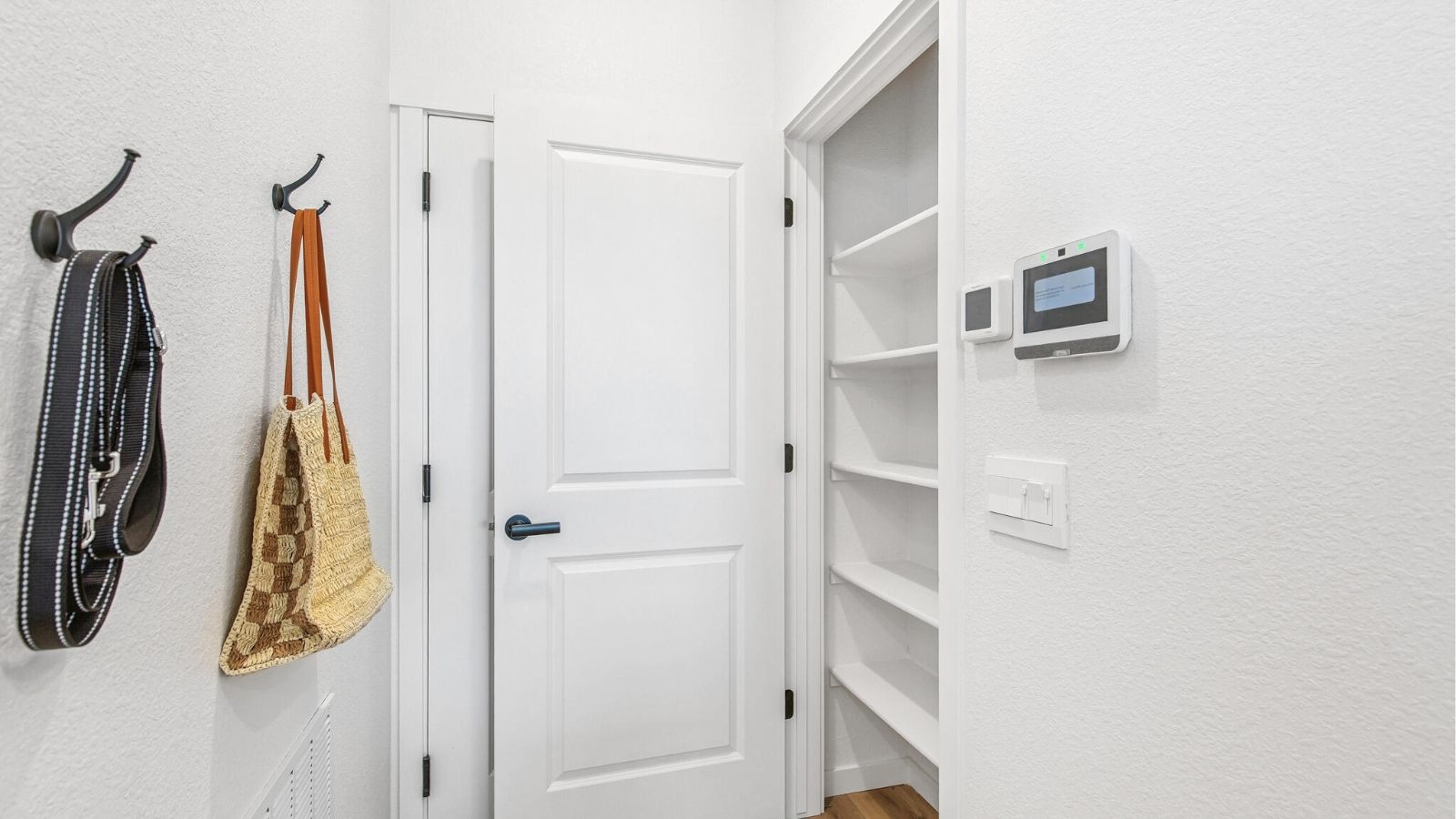 coat closet in new paired home