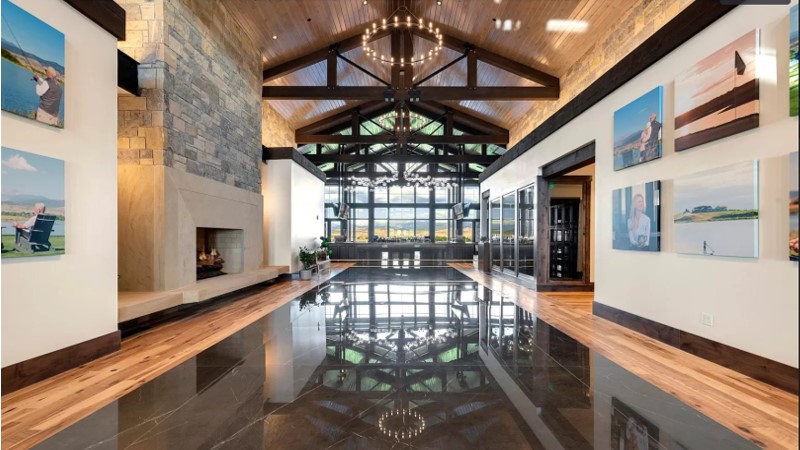Interior of TPC Clubhouse