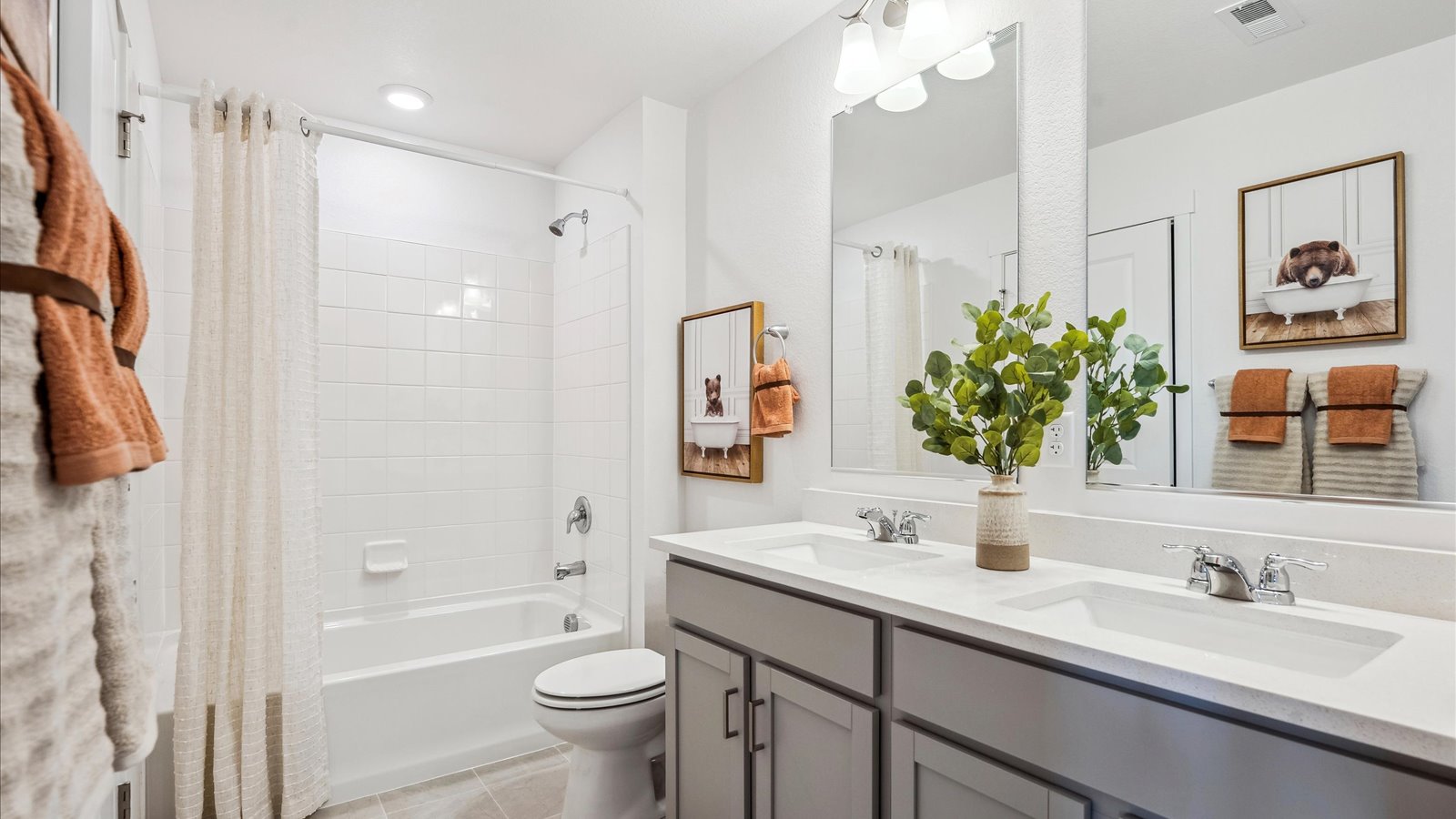 Bathroom in new D.R. Horton home