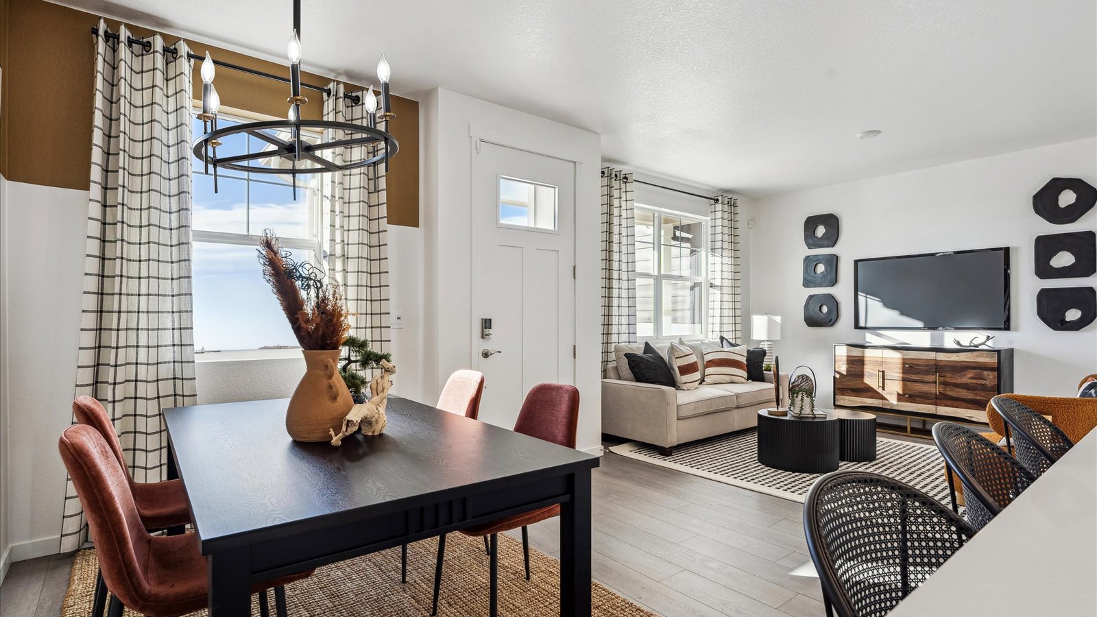 Great room in new home in berthoud colorado