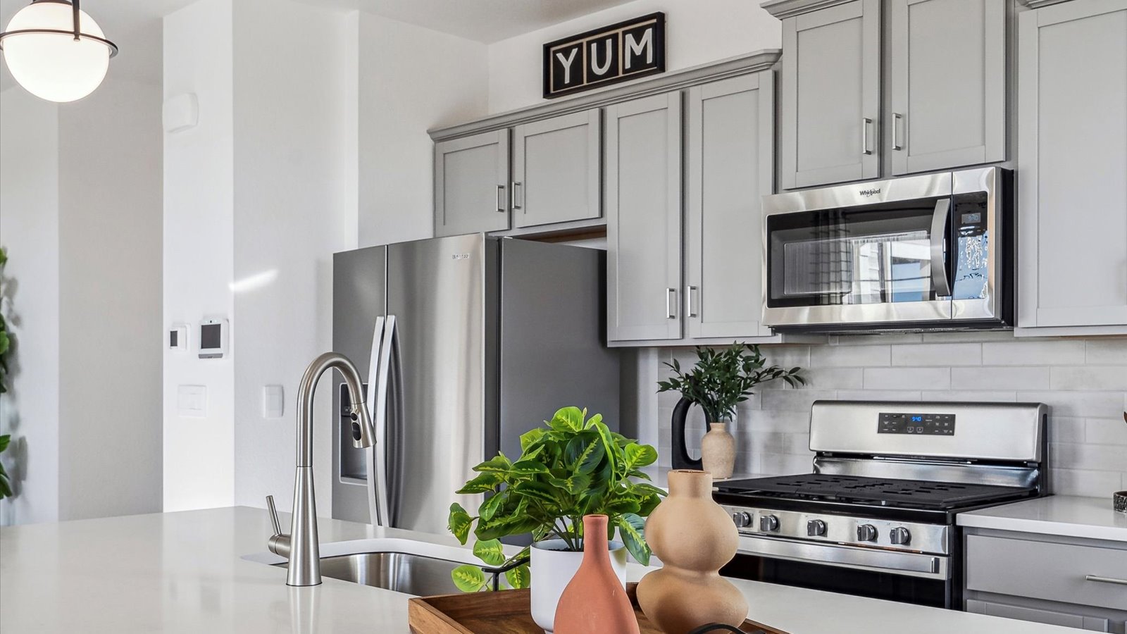 kitchen in new paired home