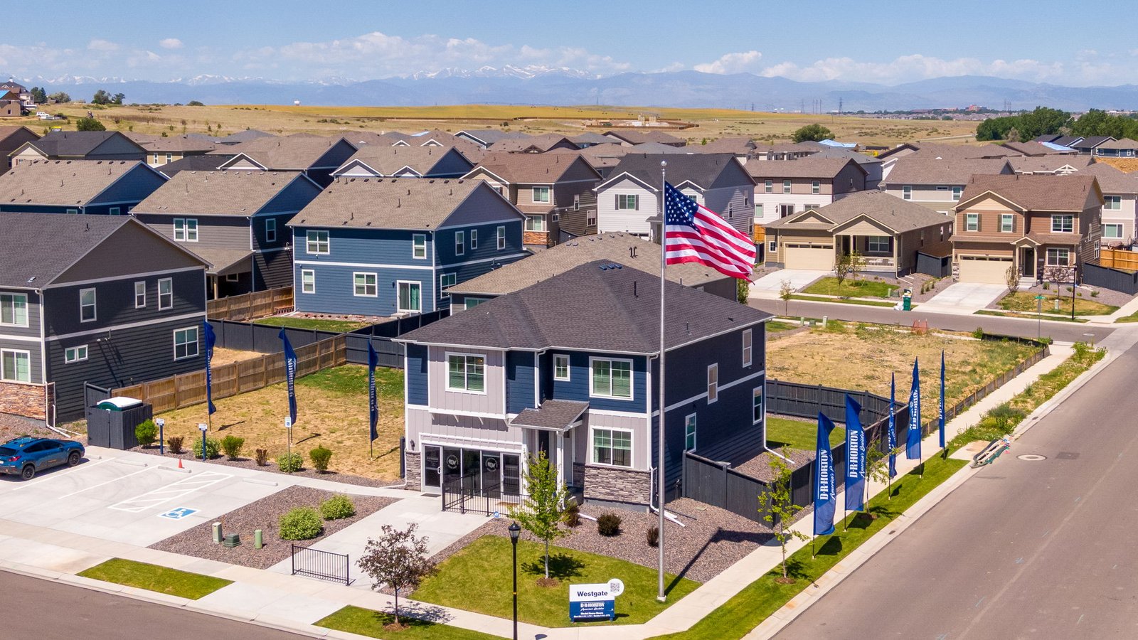 Model home in Westgate community by D.R. Horton