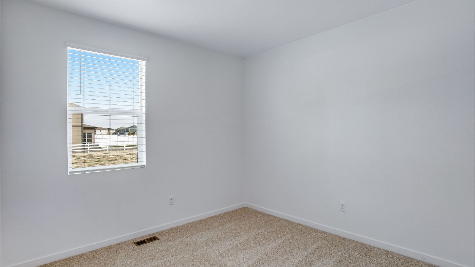 Office space for secondary bedroom in new D.R. Horton home