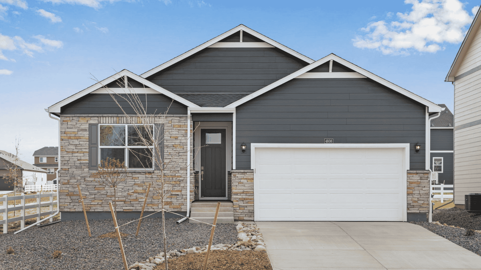 Exterior of new home in Westgate Community