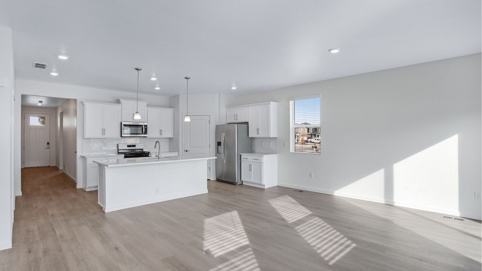 open concept new ranch home