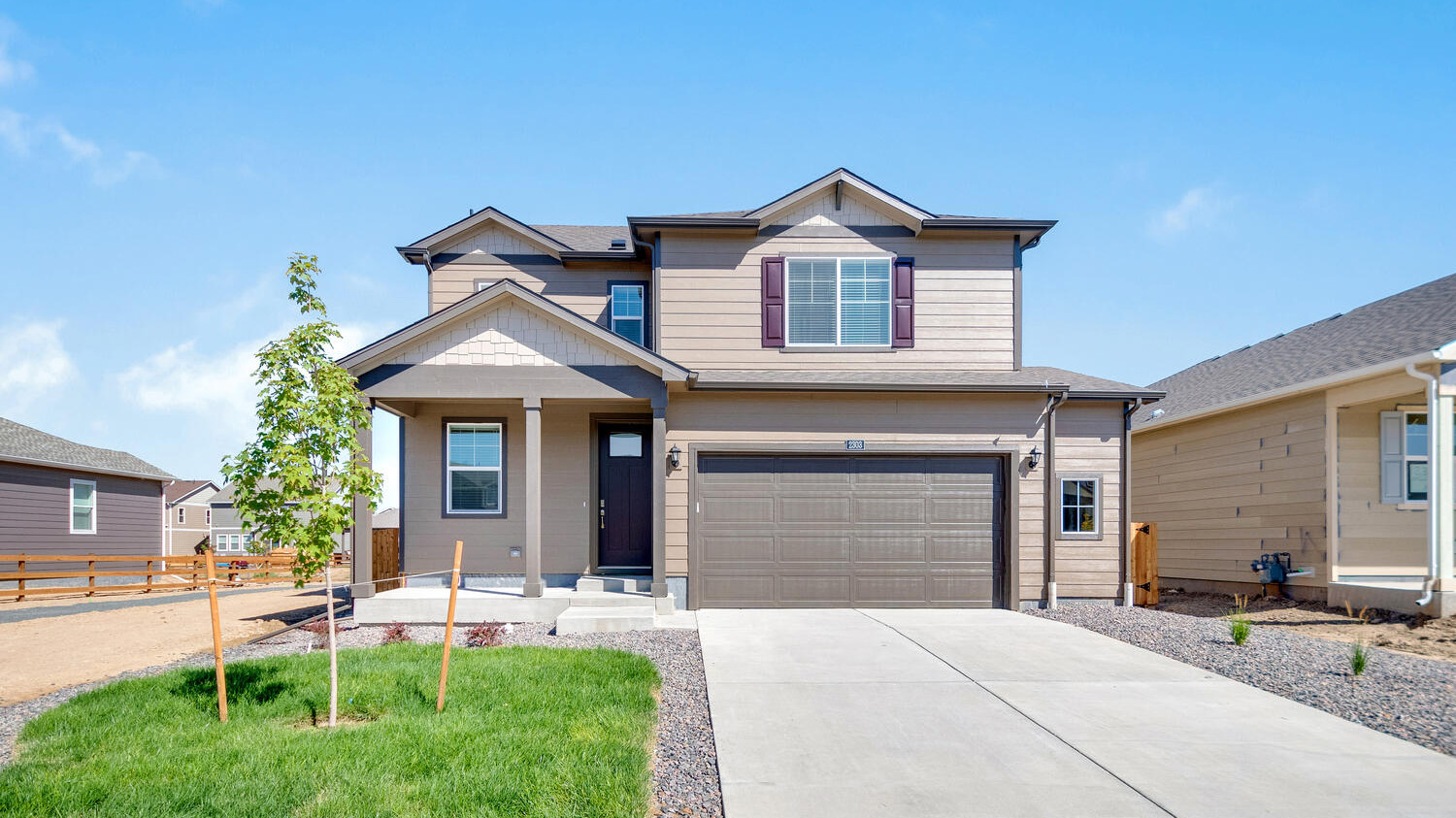 two story new home in greeley colorado