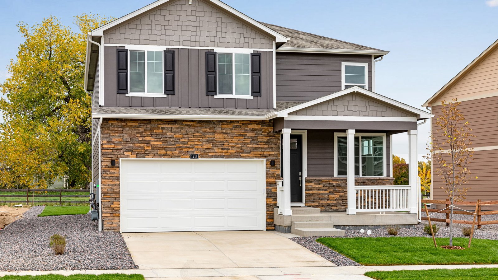 Exterior of the Bellamy floor plan at Vista Meadows