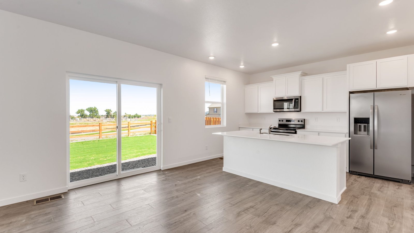 Spacious kitchen in new Bellamy floor plan at Vista Meadows Community