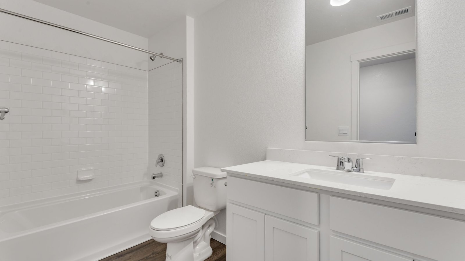 Secondary bathroom in new D.R. Horton Bellamy floor plan