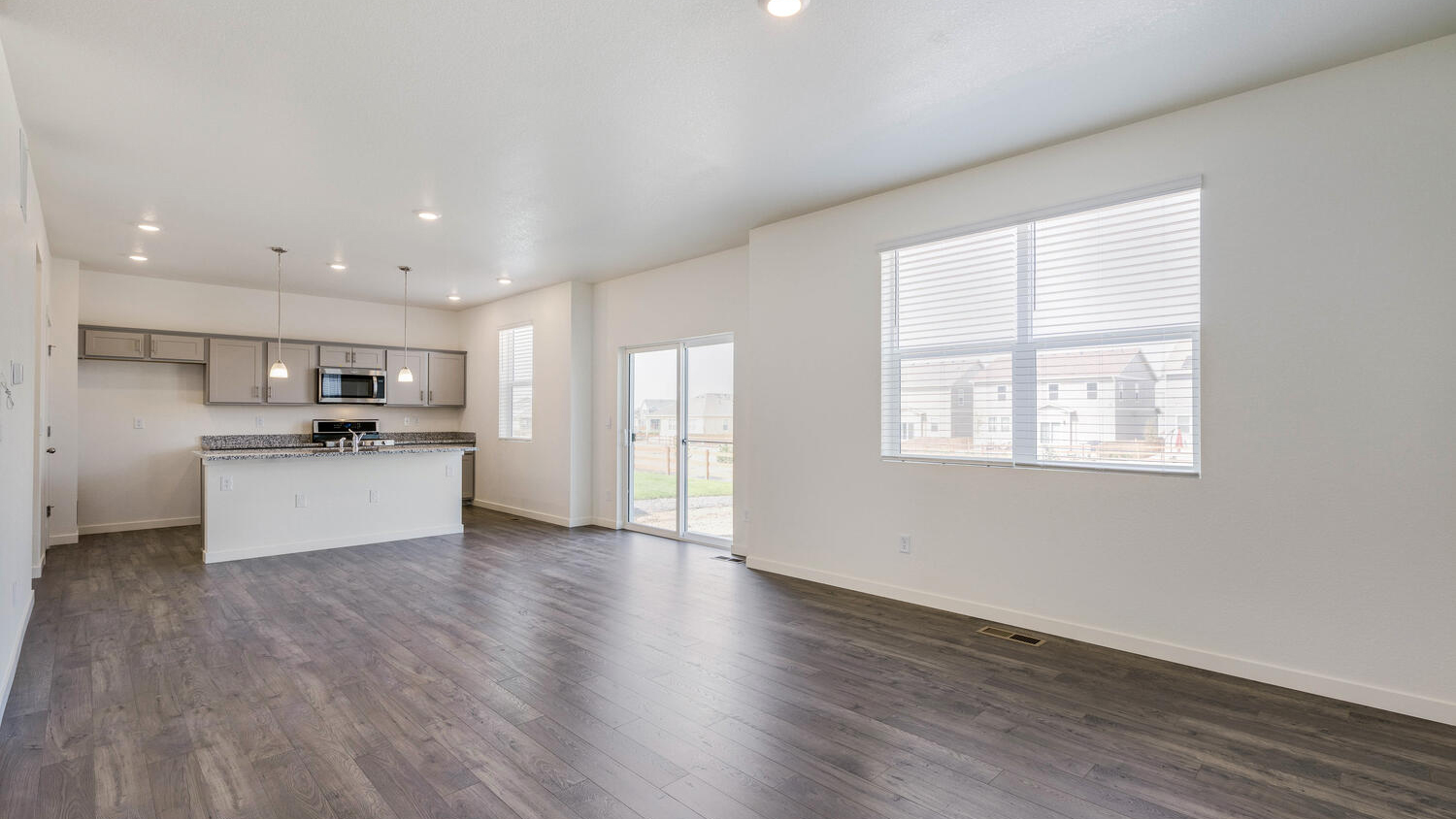 living area in new home