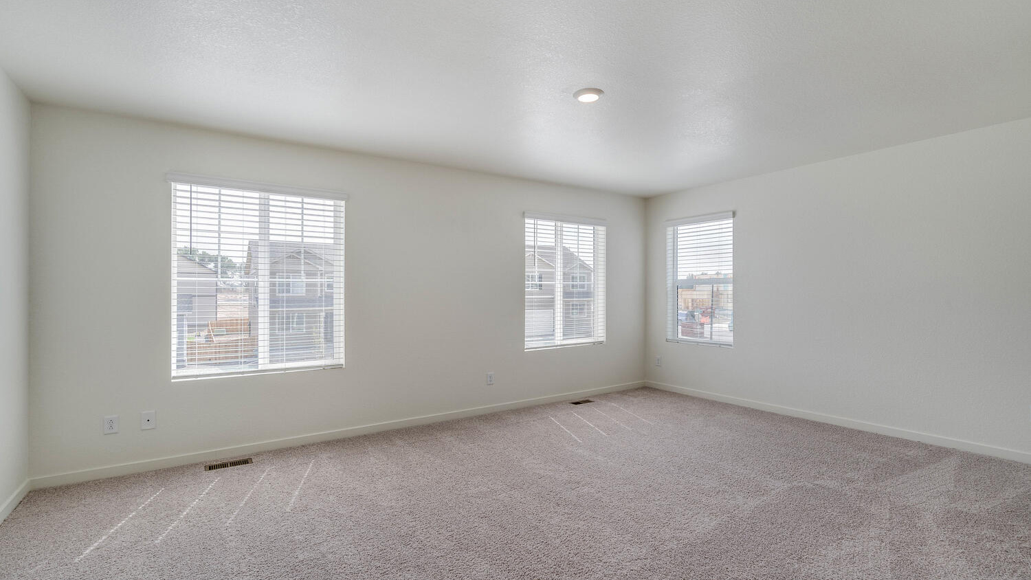 primary bedroom in new home