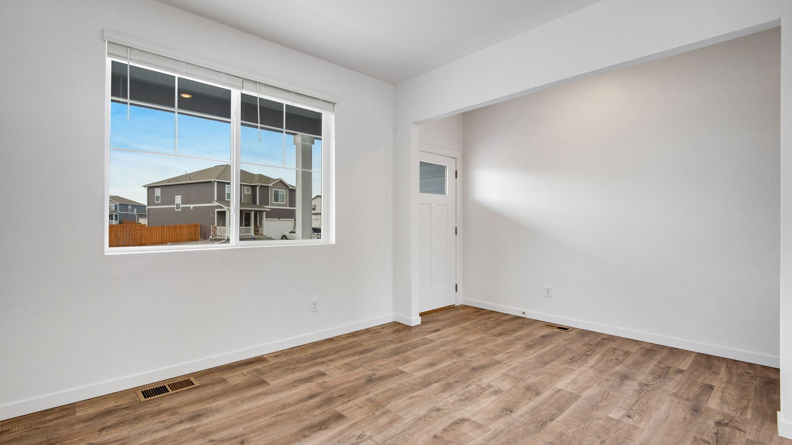 Entryway in new Fort Lupton, Colorado home at Vista Meadows Community