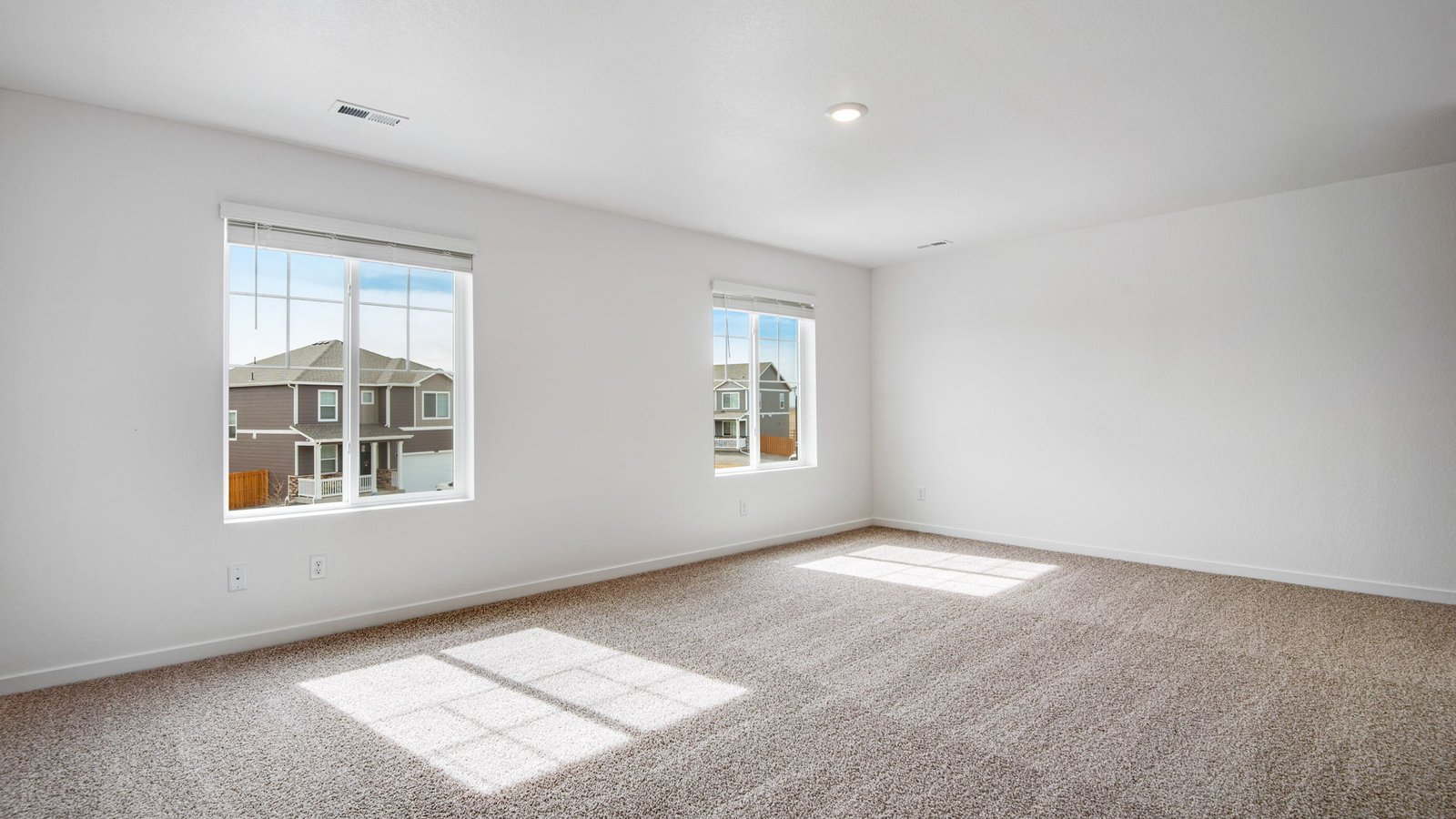 Spacious private primary bedroom in new home at Vista Meadows Community in Fort Lupton Colorado