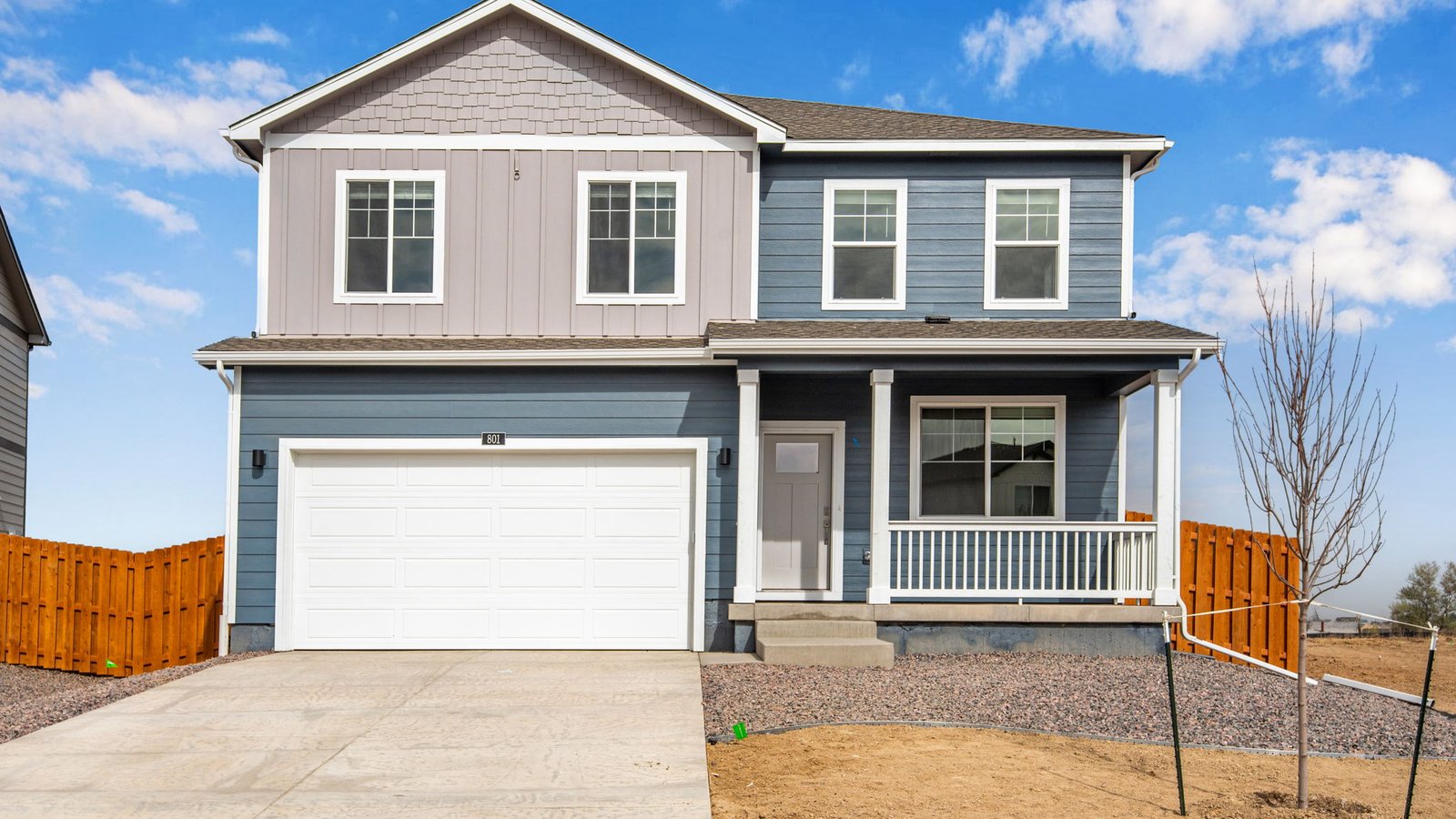 two story new home in fort lupton