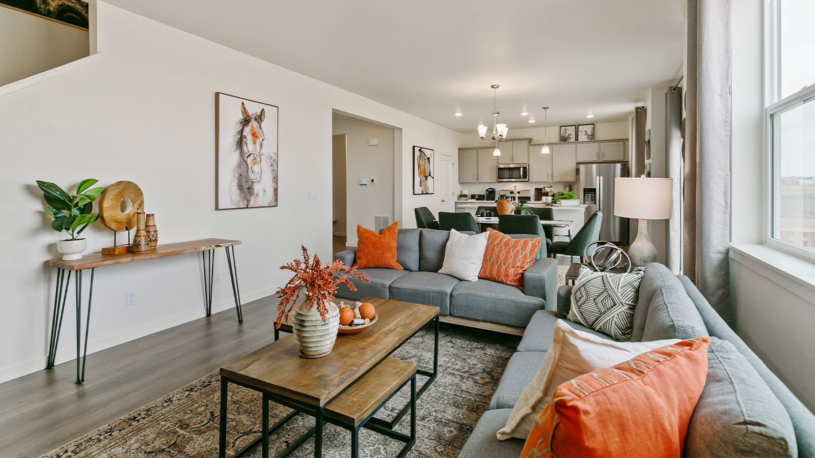 great room in new home