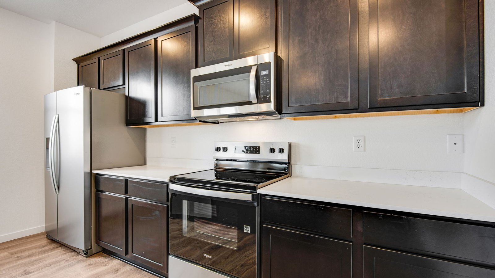 Kitchen in Pendleton floor plan at Vista Meadows community