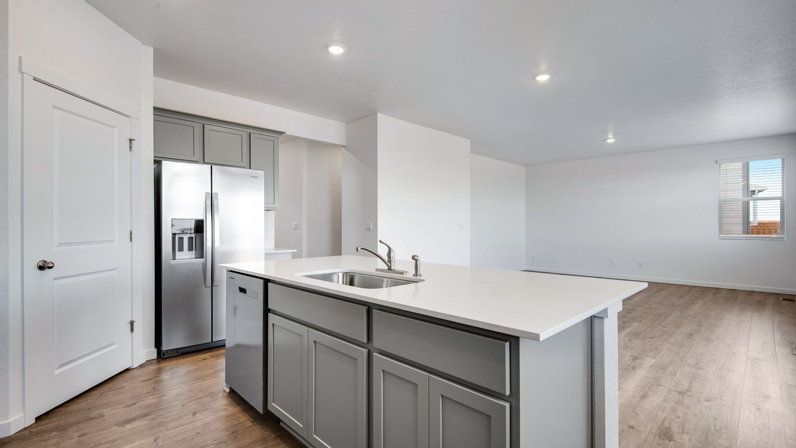 Spacious kitchen island in new home at D.R. Horton Vista Meadows Community
