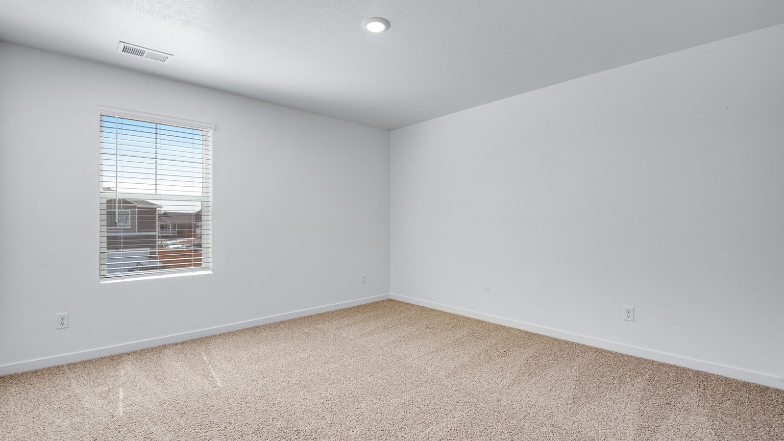 Spacious secondary bedroom in new Holcombe floor plan at Vista Meadows