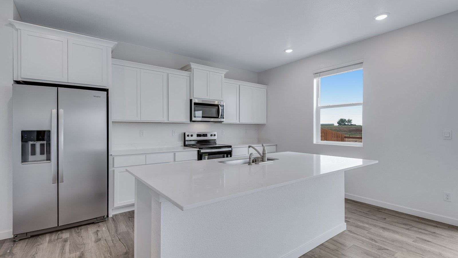 Included stainless steel appliances in new home at Vista Meadows Community