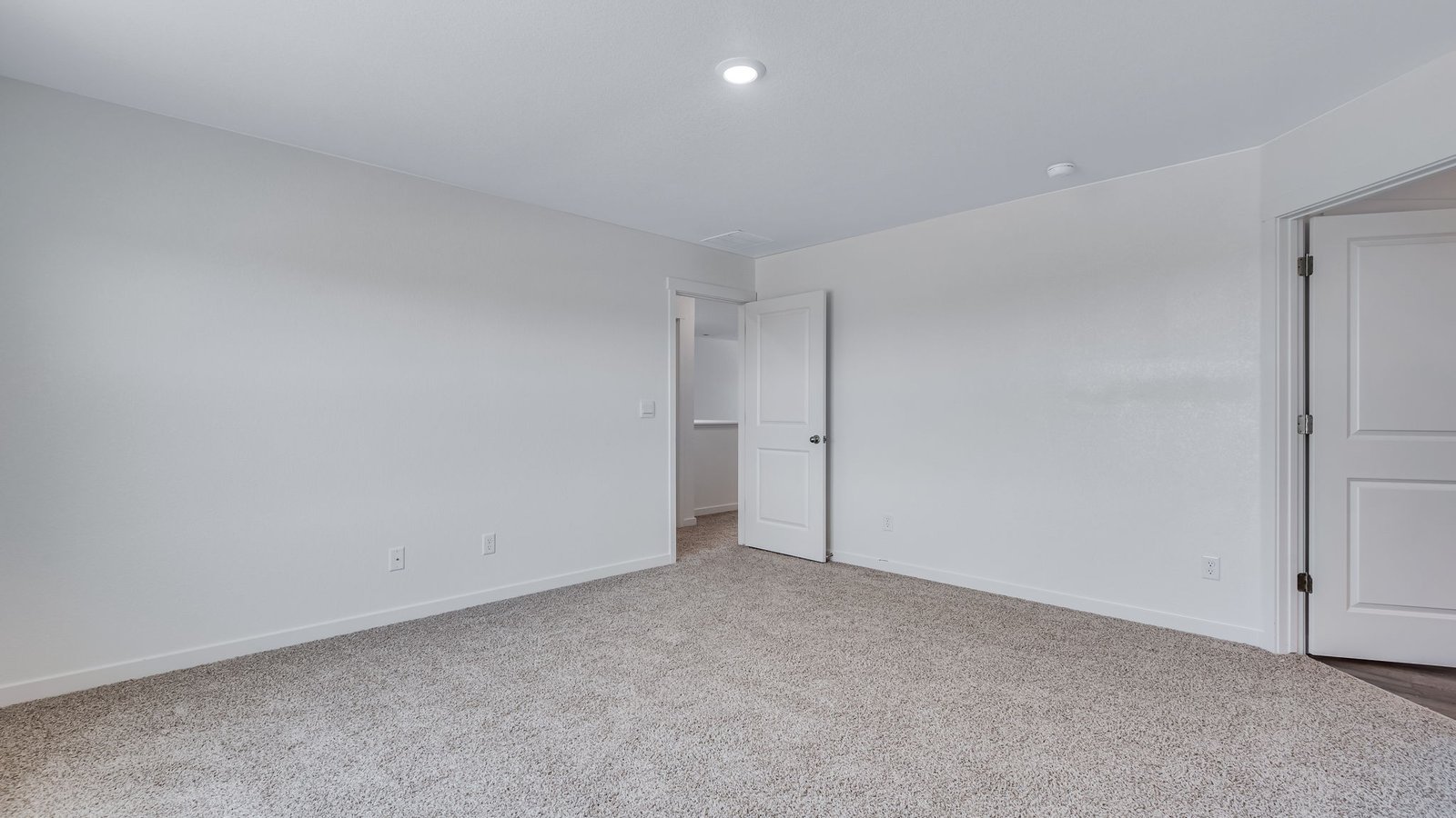 Spacious Primary bedroom in new brigeport floor plan in Fort Lupton Colorado