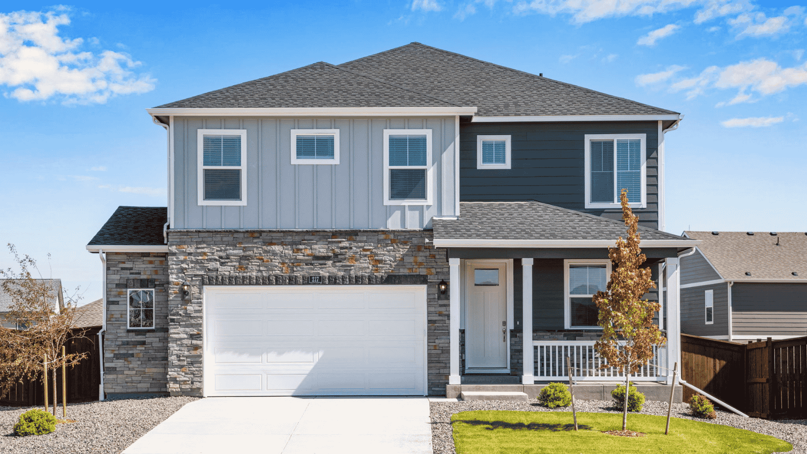 Exterior of two story home in Fort Lupton, Colorado