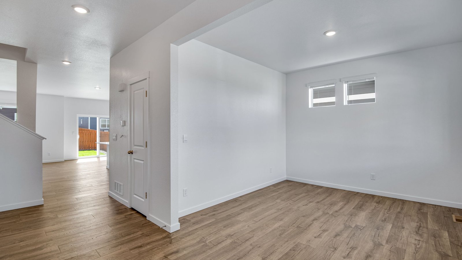 Entryway space in new Henley floor plan perfect for a home office