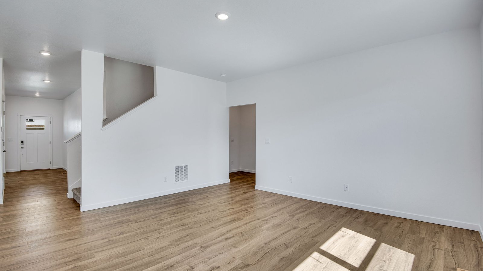 Spacious living area of new home in Fort Lupton Colorado