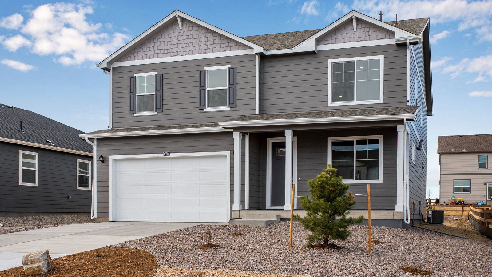 Exterior of Henley floor plan at Vista Meadows