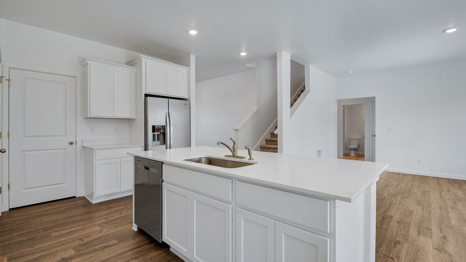 Spacious kitchen island perfect for entertaining in new Vista Meadows Community