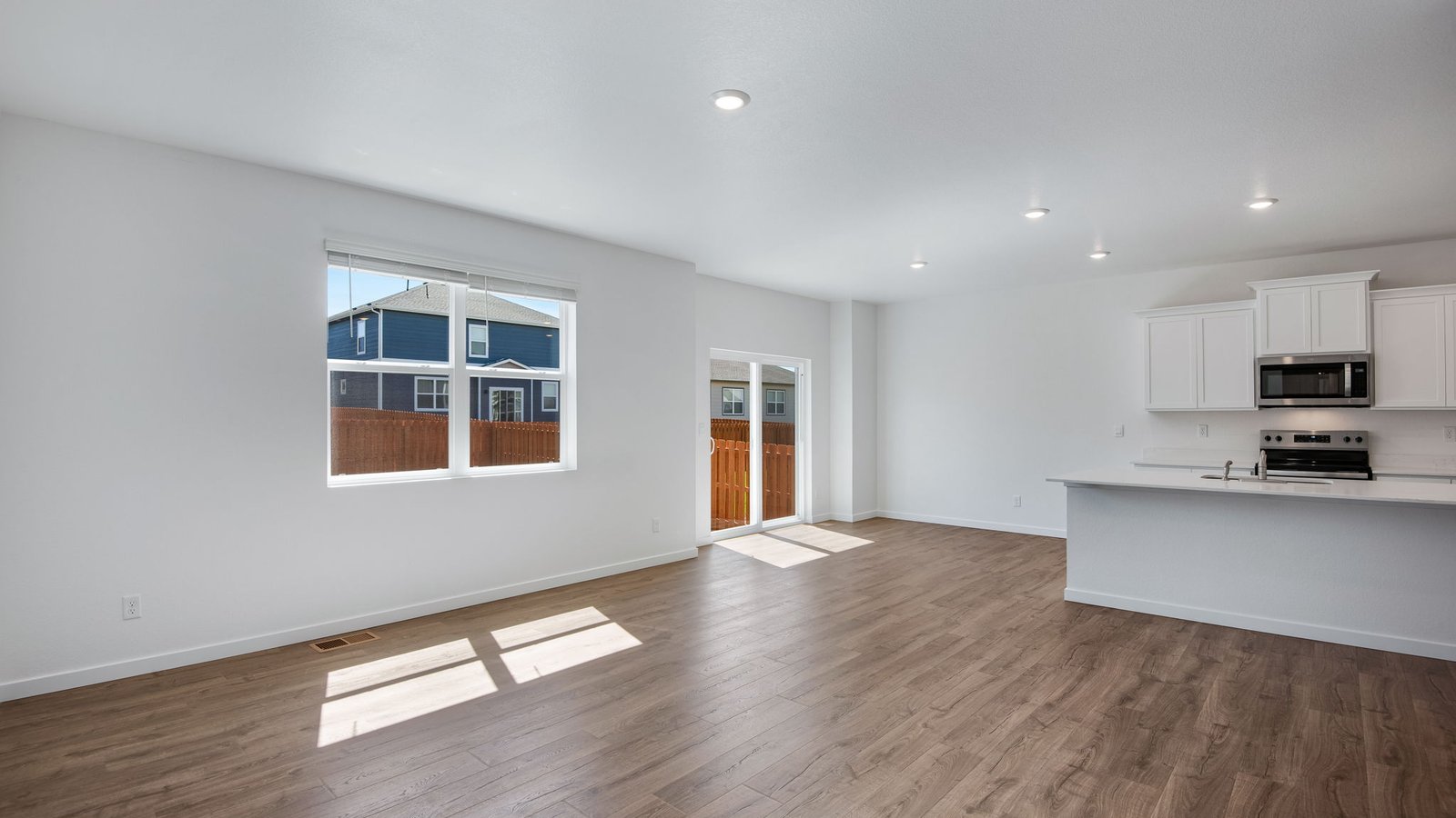 Open concept first floor layout in new home at Vista Meadows Community