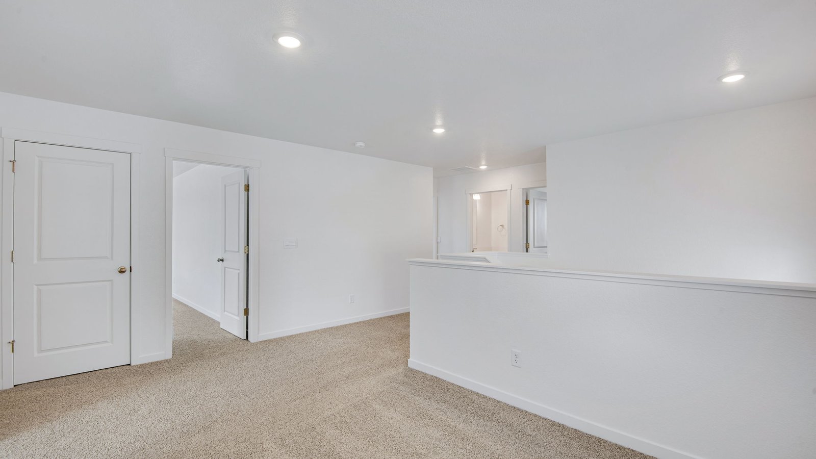 open upstairs loft in new construction home fort lupton, co