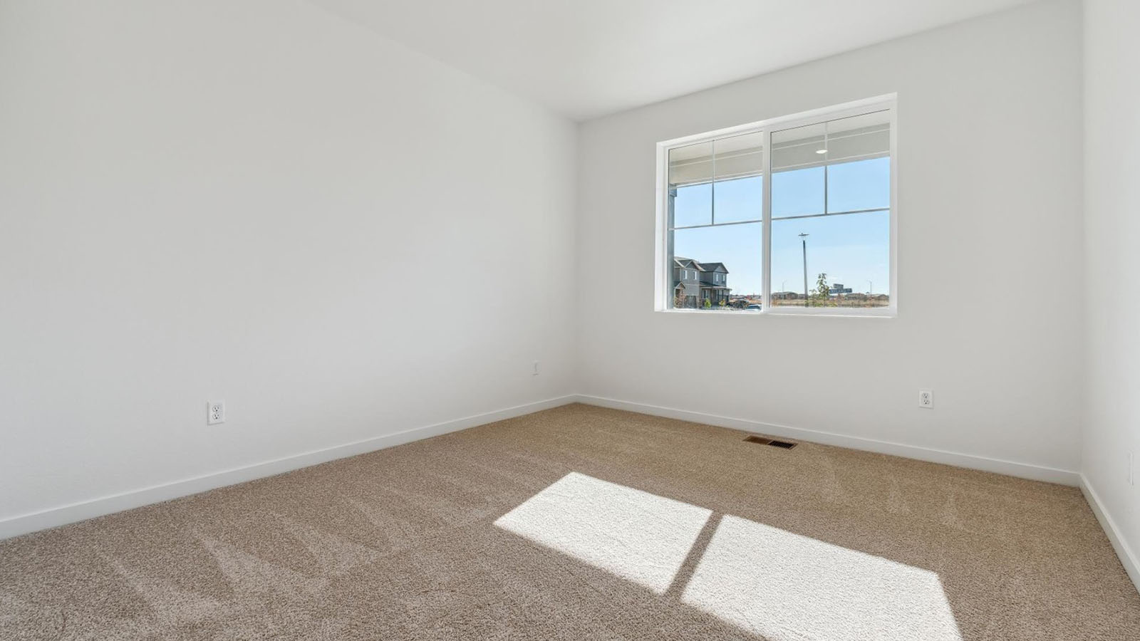 third bedroom in new home