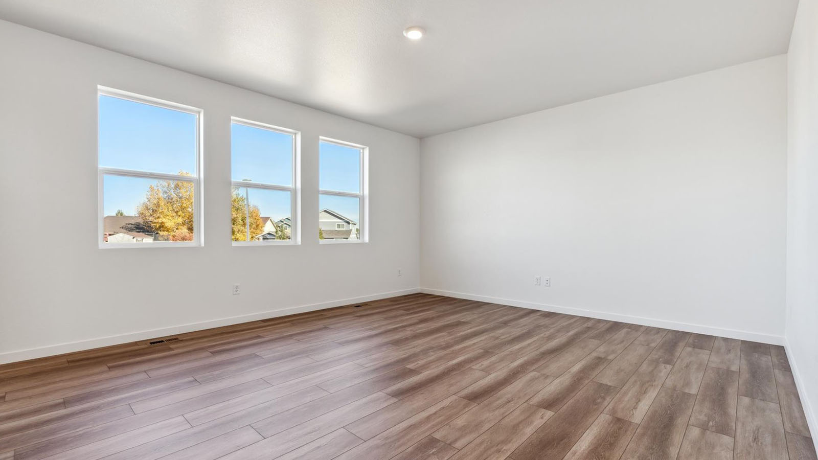 living room in new home