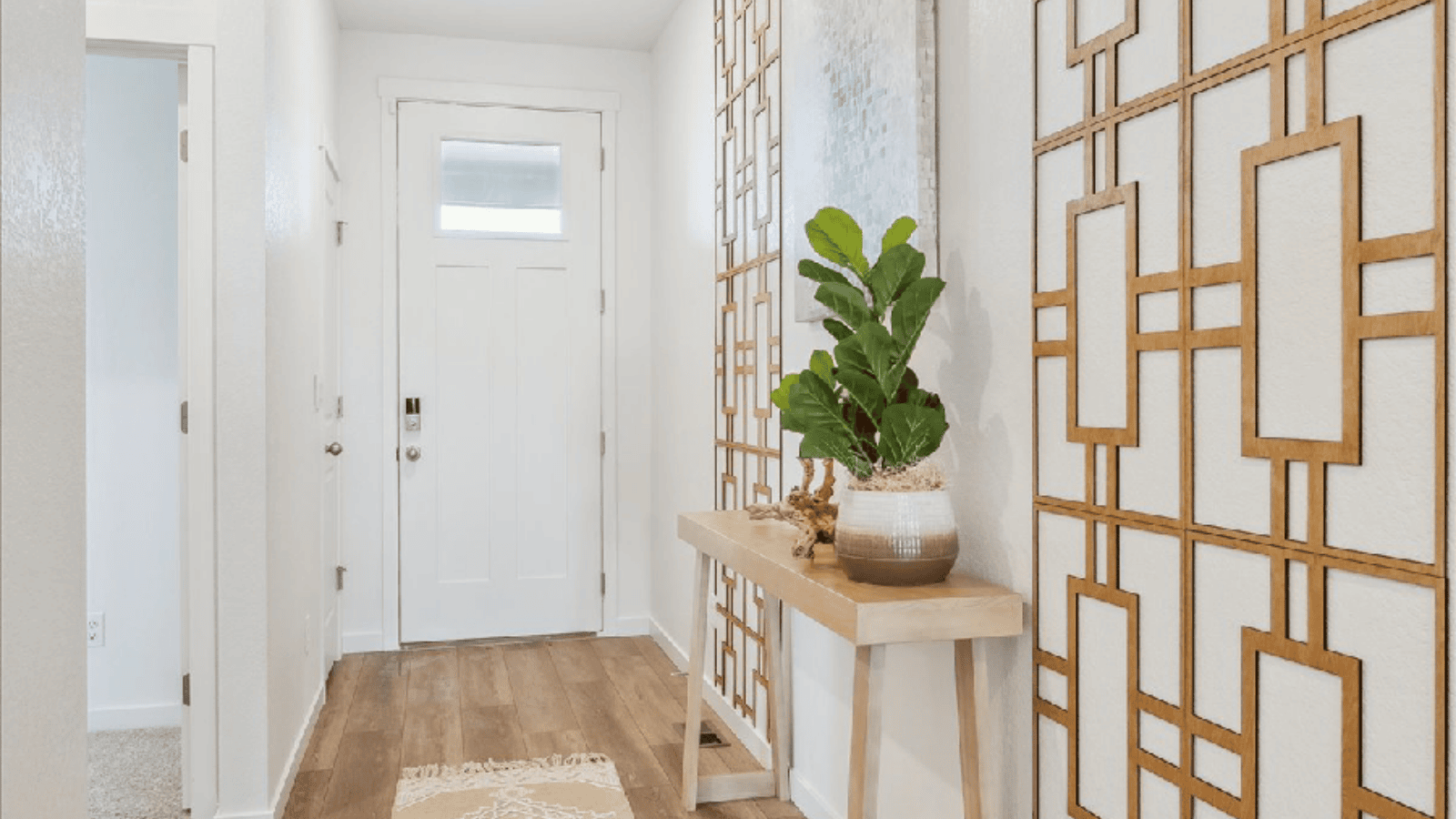 Interior entryway of new home for sale