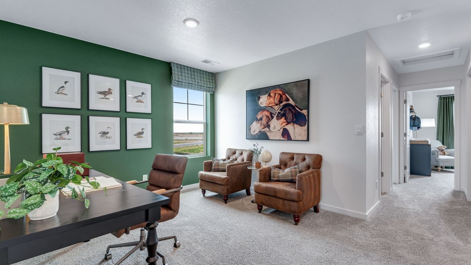 Upstairs loft in D.R. Horton new construction home in Fort Lupton