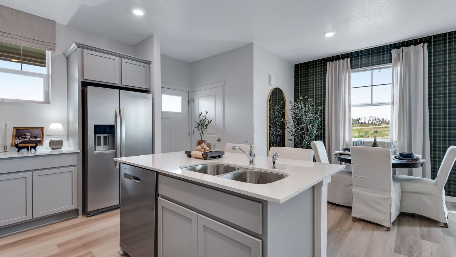 kitchen with stainless steel appliances in fort lupton, co