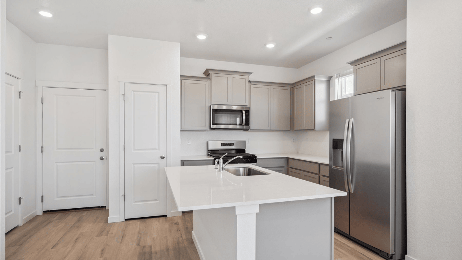Kitchen in new home by D.R. Horton