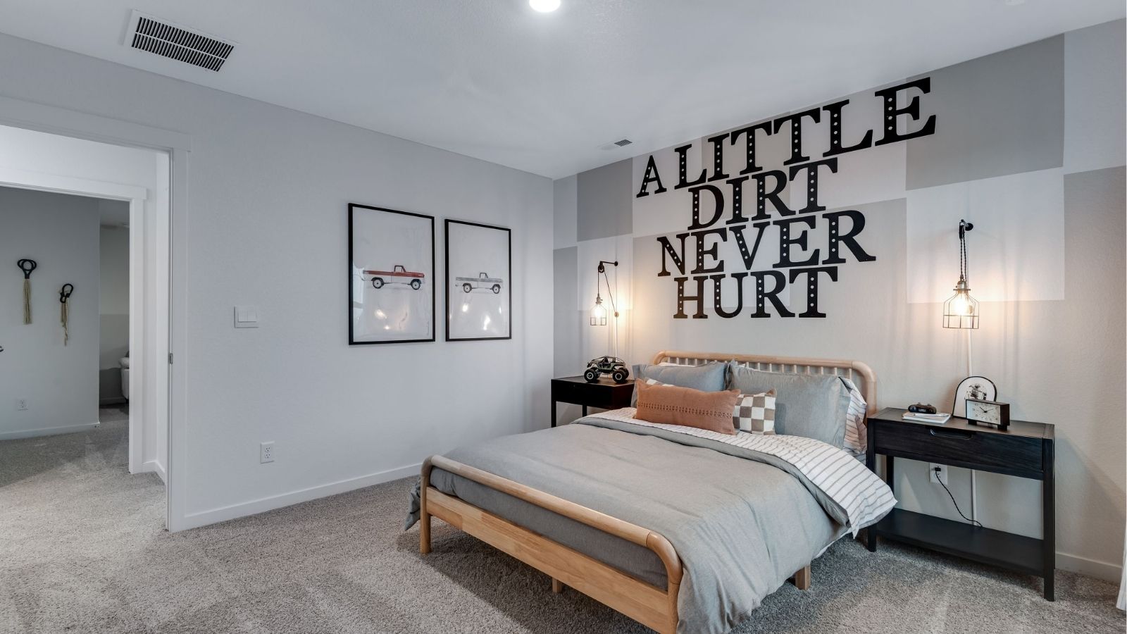 second bedroom new home