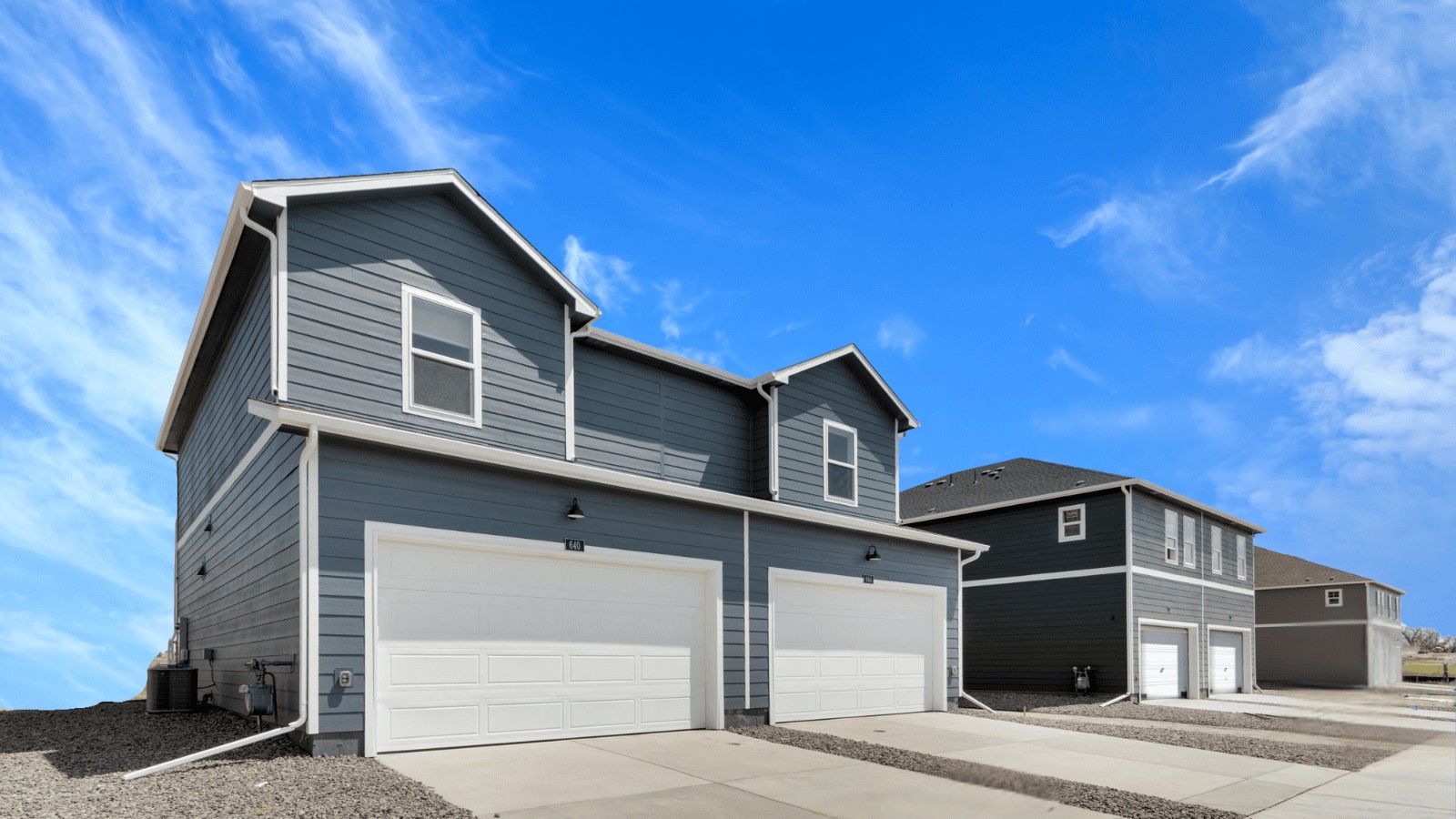 two story new paired home